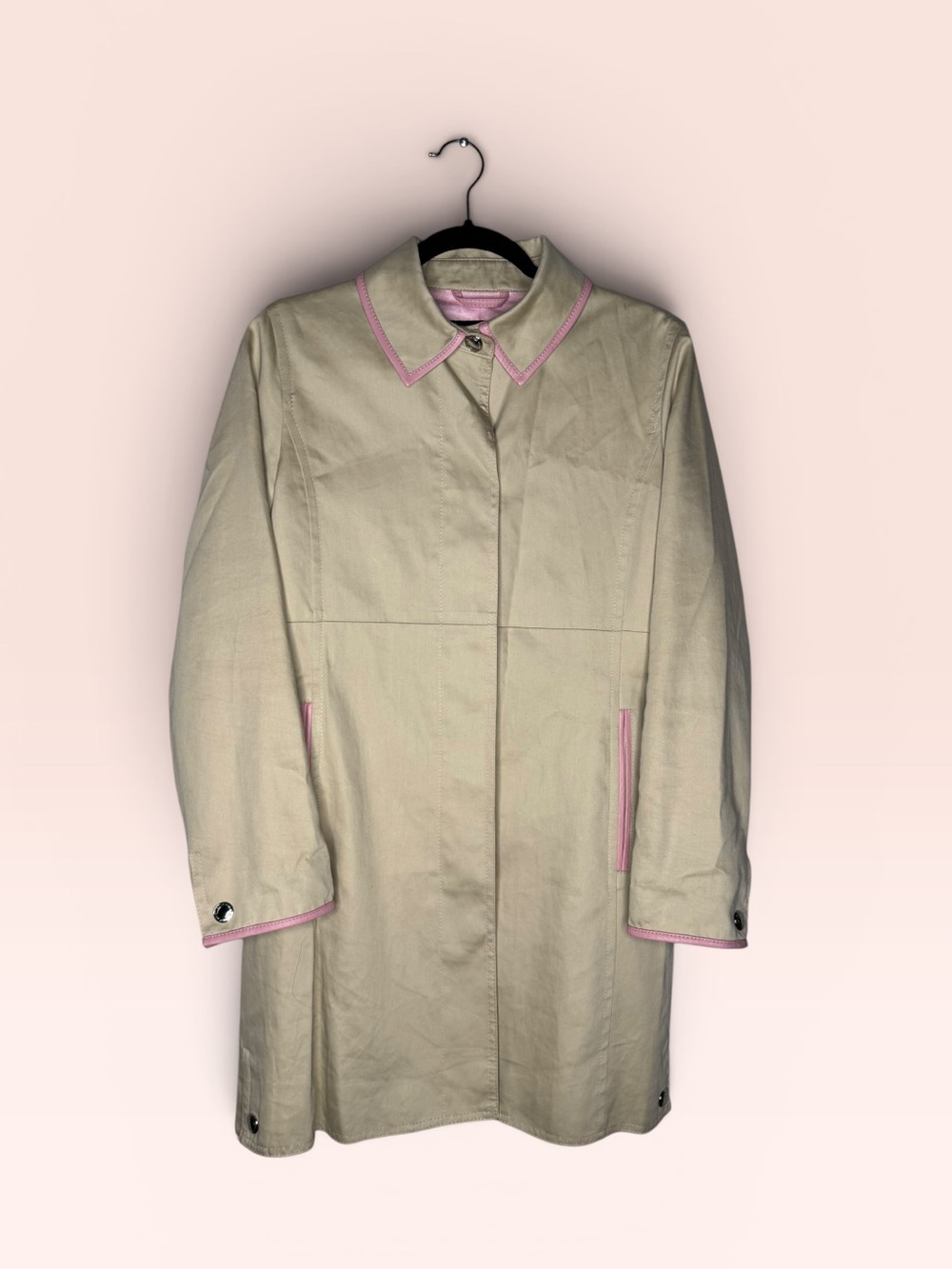 Coach Trench Khaki and Pink